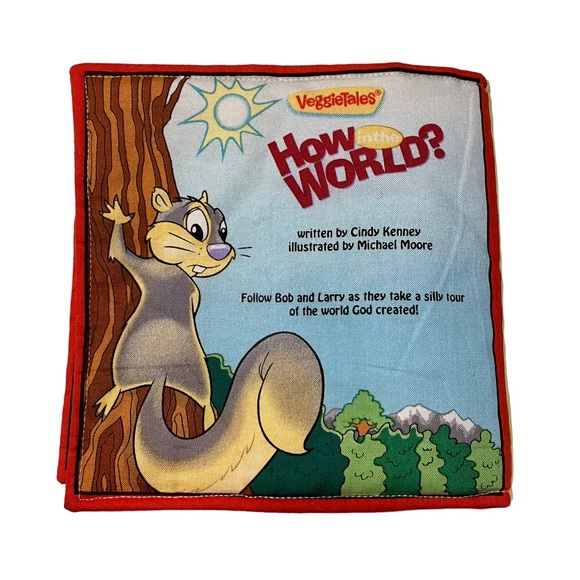 VeggieTales How In The World? Cloth Plush Book - Picture 3 of 8